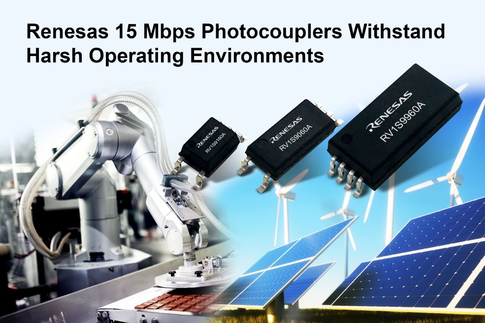 Новая серия оптронов промышленного назначения для высокоскоростной передачи данных - до 15 Мбит / с   от Renesas